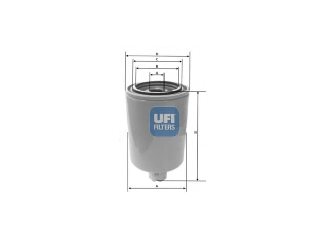 Original UFI Filters Kraftstofffilterelement 24.039.00