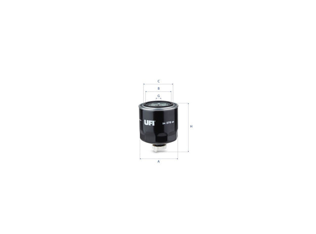 Original UFI Filters Kraftstofffilter SpinOn 24.261.00