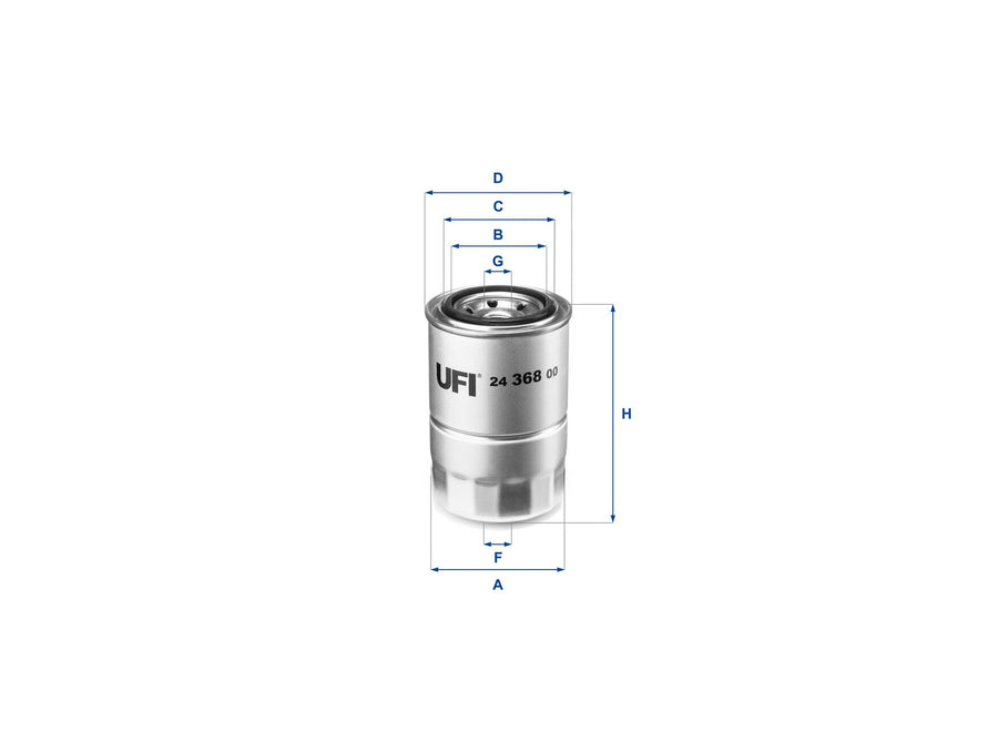 Original UFI Filters Kraftstofffilterelement 24.368.00