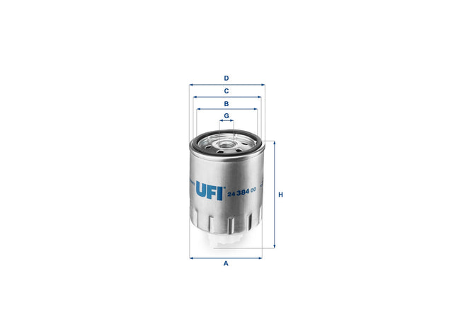 Original UFI Filters Kraftstofffilterelement 24.384.00