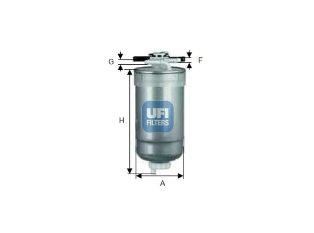 Original UFI Filters Kraftstofffilterelement 55.427.00