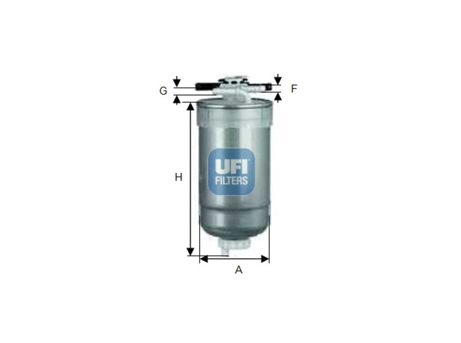 Original UFI Filters Kraftstofffilterelement 55.427.00
