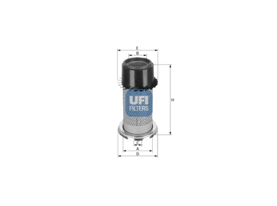 Original UFI Filters Luftfilterelement 27.379.00