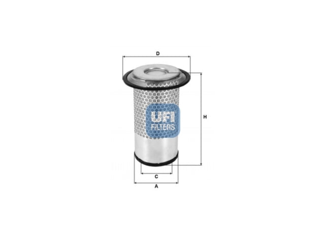 Original UFI Filters Luftfilterelement 27.555.00