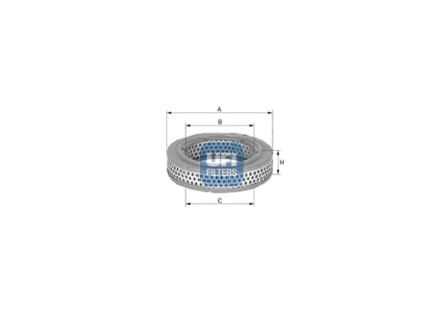 Original UFI Filters Luftfilterelement 27.906.00