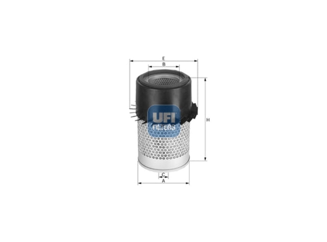 Original UFI Filters Luftfilterelement 27.933.00