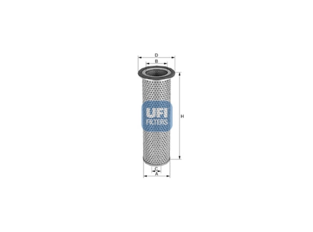 Original UFI Filters Luftfilterelement 27.A38.00