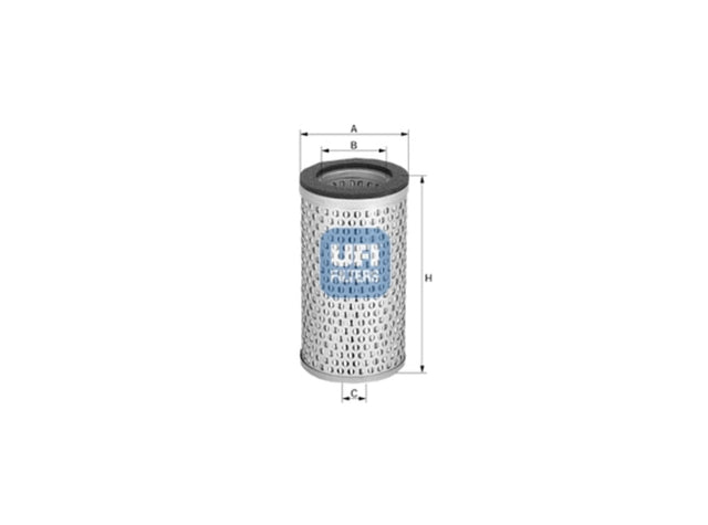 Original UFI Filters Luftfilterelement 27.C38.00