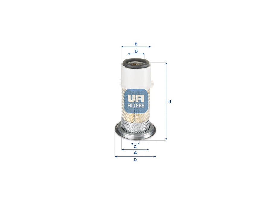 Original UFI Filters Luftfilterelement 27.D01.00