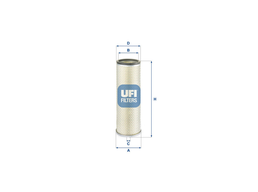 Original UFI Filters Luftfilterelement 27.D66.00