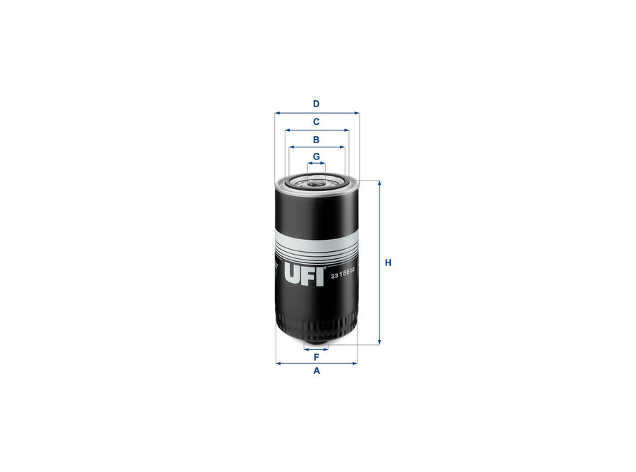 Original UFI Filters Ölfilter SpinOn 23.156.03