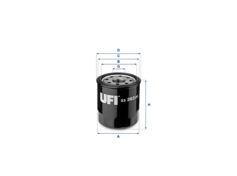 Original UFI Filters Ölfilter SpinOn 23.263.00