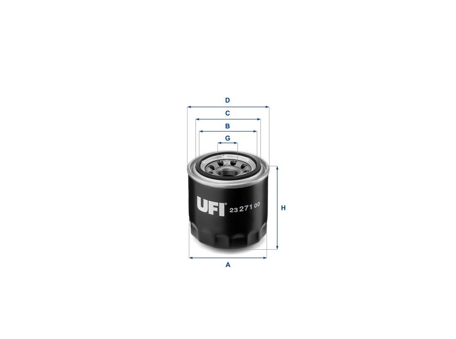 Original UFI Filters Ölfilter SpinOn 23.271.00