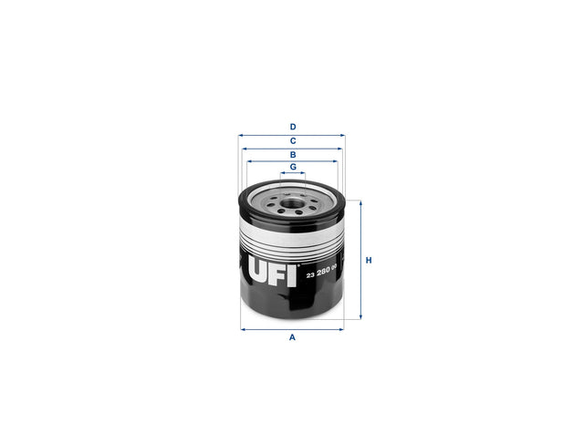 Original UFI Filters Ölfilter SpinOn 23.280.00