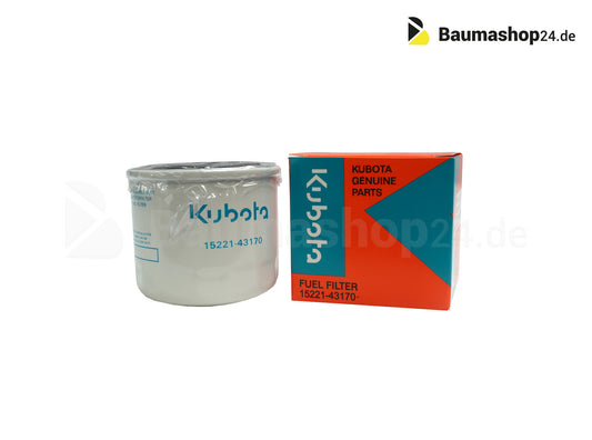 Genuine Kubota Fuel Filter 15221-43170 for KX016-KX101 | U15-U50 | R065-R082