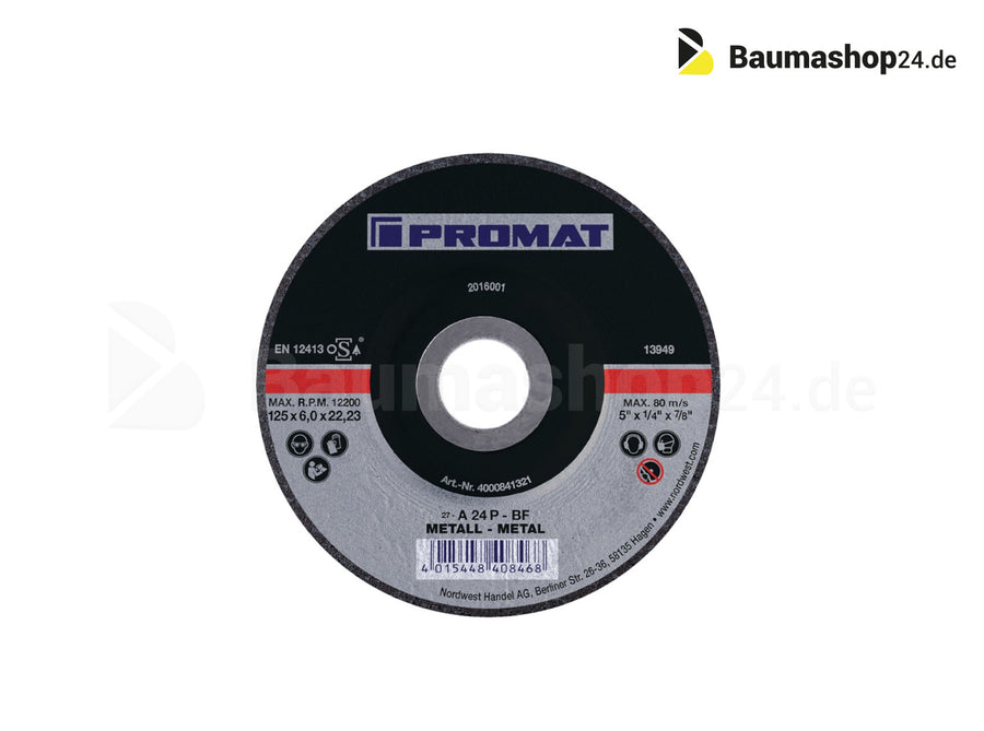 Promat Schruppscheibe D230xS6x22,23mm 4000841324