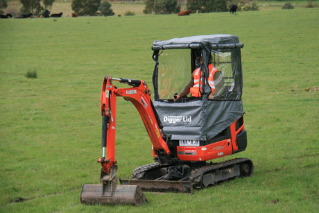 Bagger Schutz Abdeckung Digger Lid als günstige Ersatzkabine - Extra Small