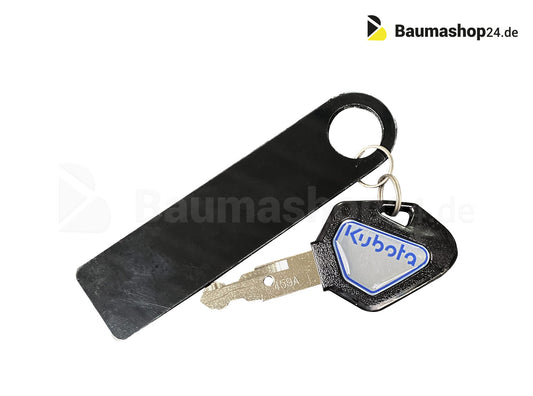 Kubota replacement key RC461-93212 for KX015-KX080 | KX61-KX71 | R065-R090 | U15-U56