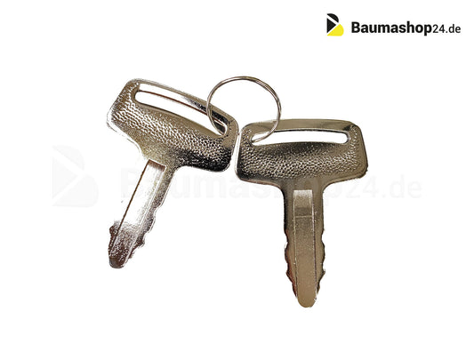 Kubota replacement keys (2 pcs.) RC101-53630 for K008 | KX36-KX161 | U10-U45