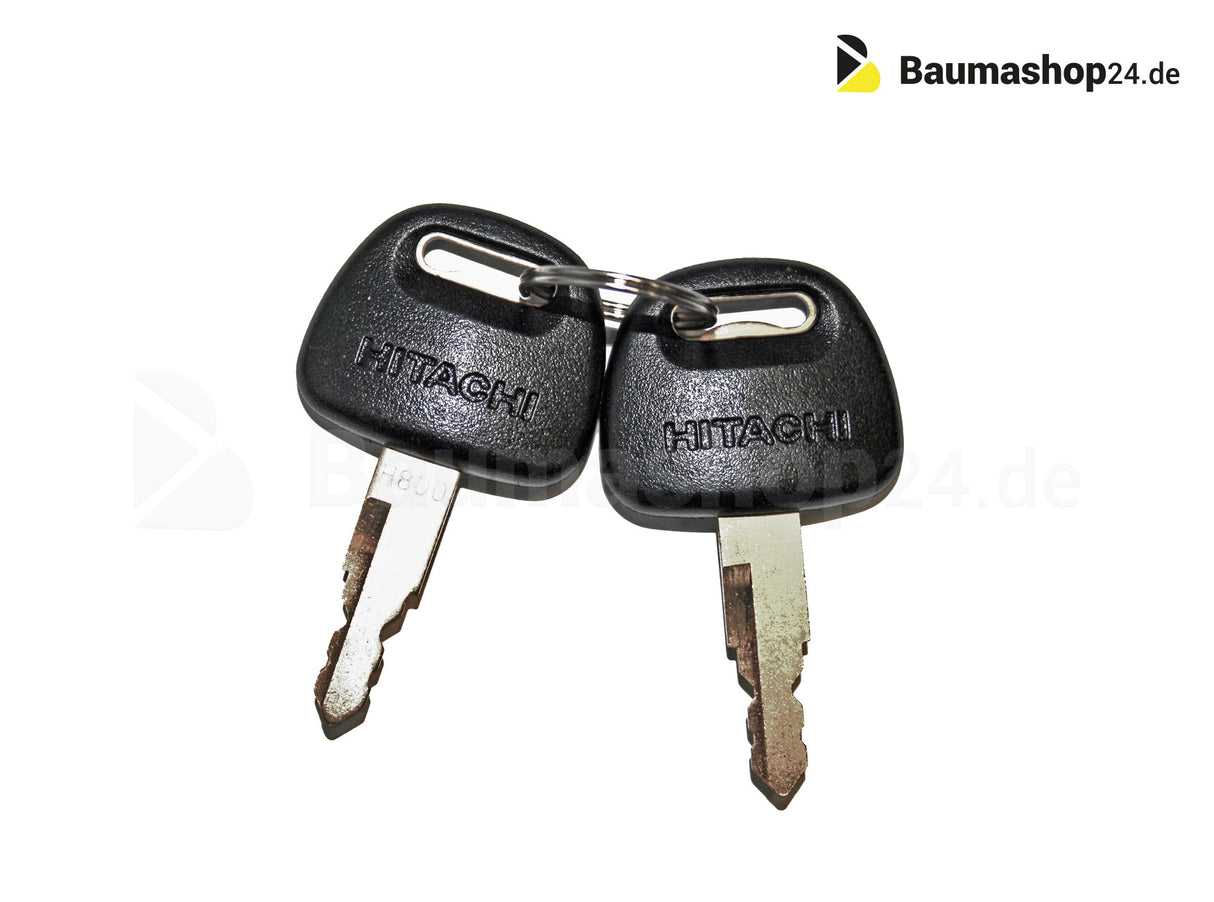 Genuine Replacement key Hitachi 4453488 for Hitachi Baumaschinen (2 pieces)