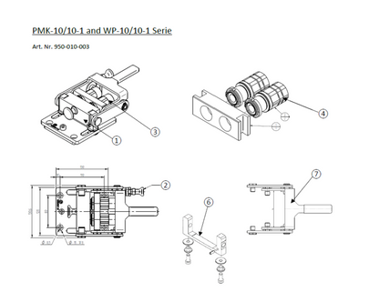 Tamlock spare part coupling connector DN10 for PMK-10 / PMK-13