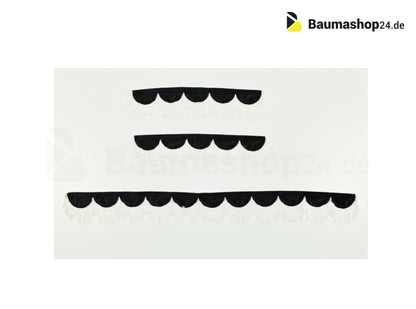 Volvo curtain set dumper a25-A40 d | e | f | g with fringes